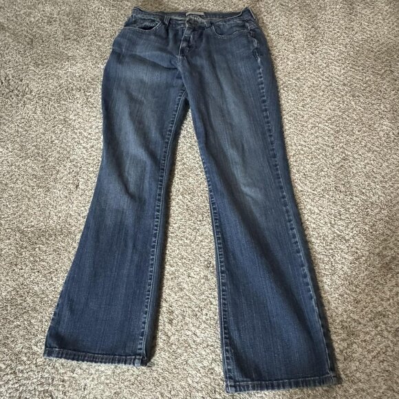 Levis 515 Boot Cut Jeans Womens 8 Medium Blue Stretch Denim Mid Rise Casual - Picture 1 of 10